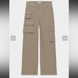 Wilfred Free Aritzia Picture Cargo Stretch khaki Pant Women’s Size 12 NWOT